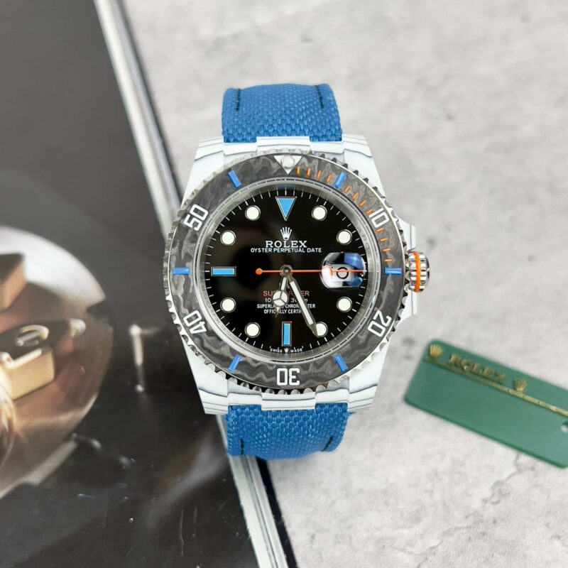 ROLEX SUBMARINER DIW BLACK DIAL CANVAS STRAP BEST QUALITY