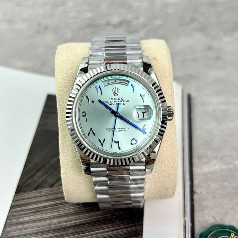 ROLEX DAY-DATE ICE-BLUE DIAL GMF 166 GRAMS BEST REPLICA 40MM