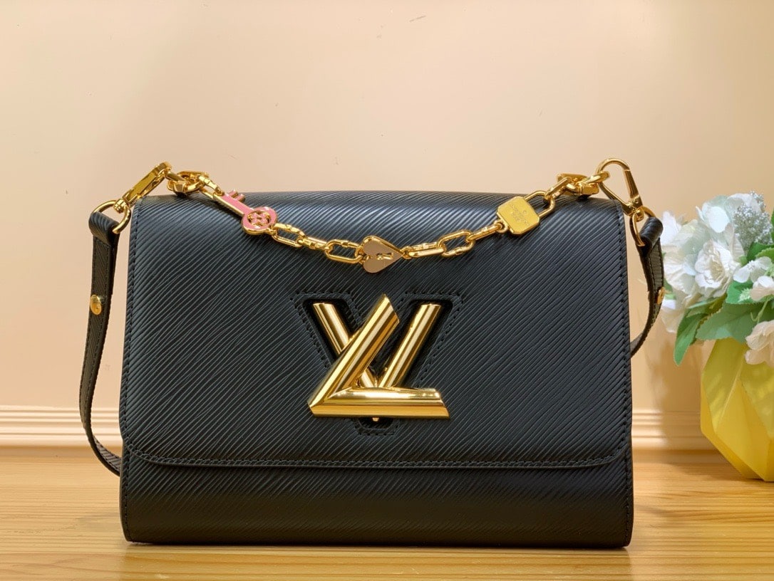 Túi LV Twist MM Màu Đen Siêu Cấp