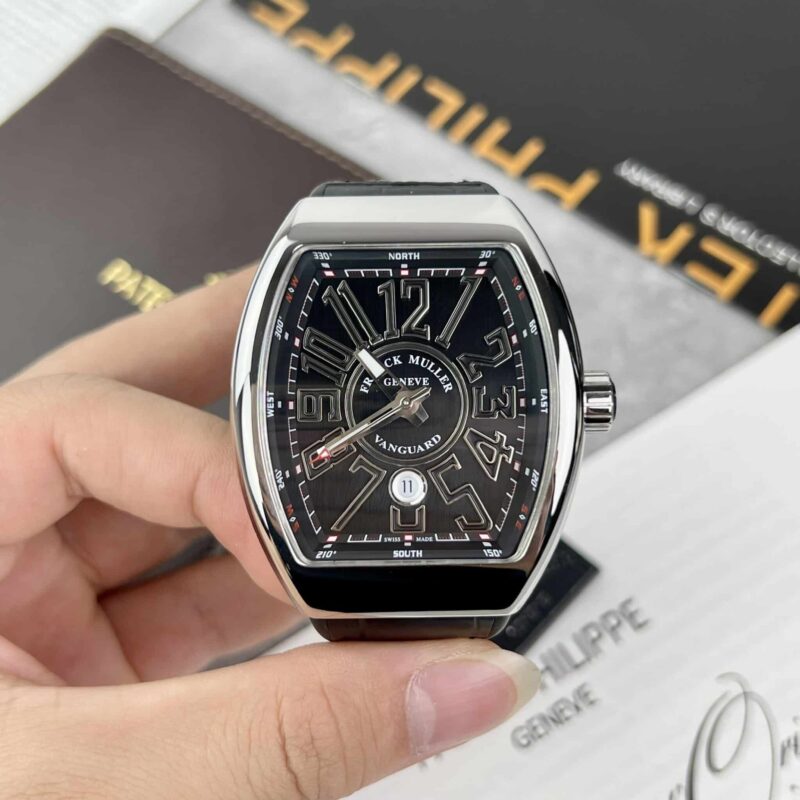 ĐỒNG HỒ FRANCK MULLER V45 MÀU ĐEN REPLICA THỤY SỸ ABF 45MM