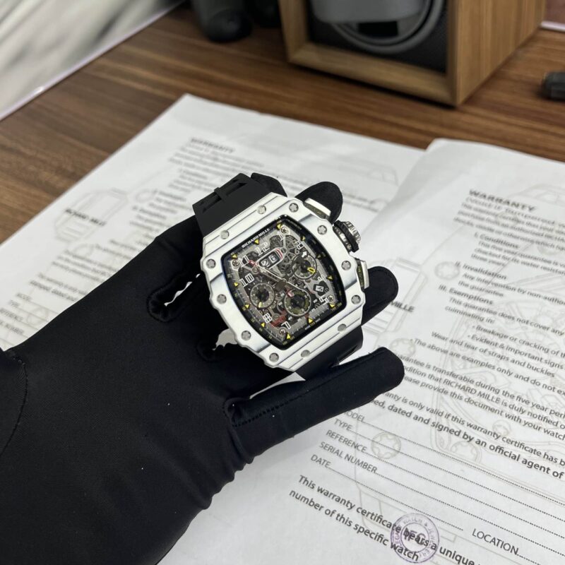 ĐỒNG HỒ RICHARD MILLE RM11-03 CHRONOGRAPH VỎ QUARTZ TPT REP 1:1 44MM