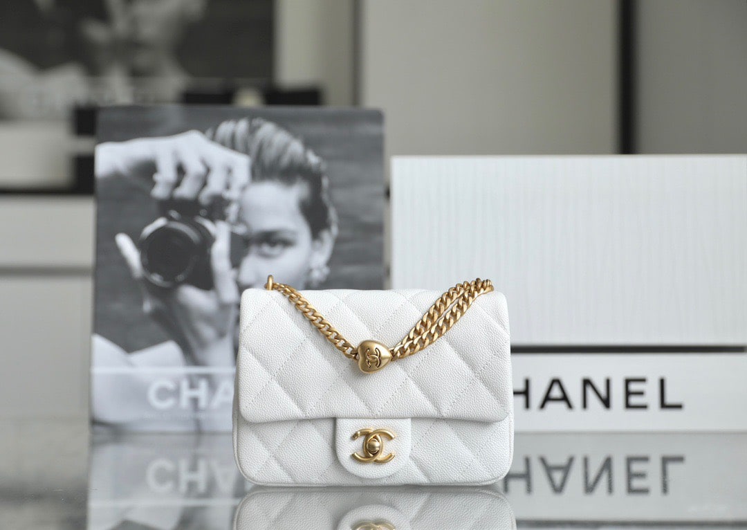 z4957921923322_ca86f96d46e3e04a568eae76a2a694c8 TÚI CHANEL CLASSIC MINI FLAP BAG C20 SIÊU CẤP MÀU TRẮNG