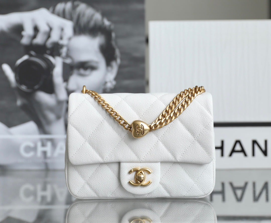 z4957921934860_52456a14b30bfbe5b50c29a8c80615e7 TÚI CHANEL CLASSIC MINI FLAP BAG C20 SIÊU CẤP MÀU TRẮNG