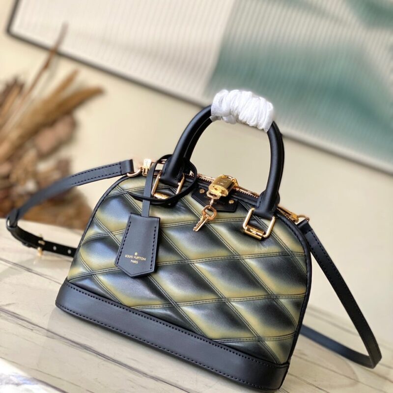 TÚI XÁCH LV LOUIS VUITTON ALMA BB MALLETAGE SIÊU CẤP MÀU ĐEN