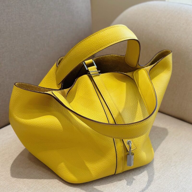 TÚI XÁCH HERMES PICOTIN LOCK 22 LIMONCELLO BAG SIÊU CẤP