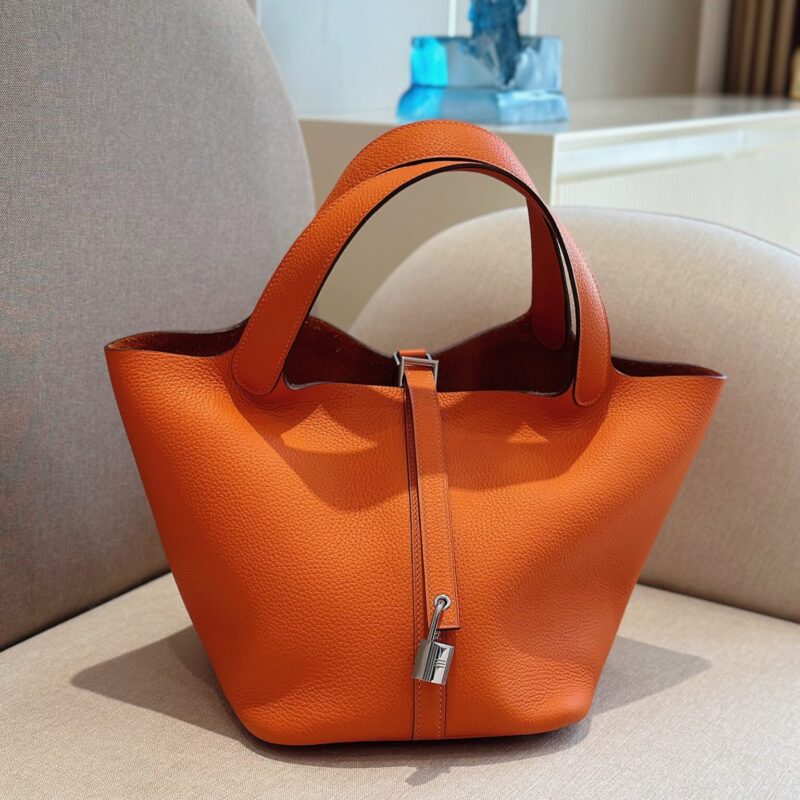 TÚI XÁCH HERMES PICOTIN LOCK 22 ORANGE BAG SIÊU CẤP