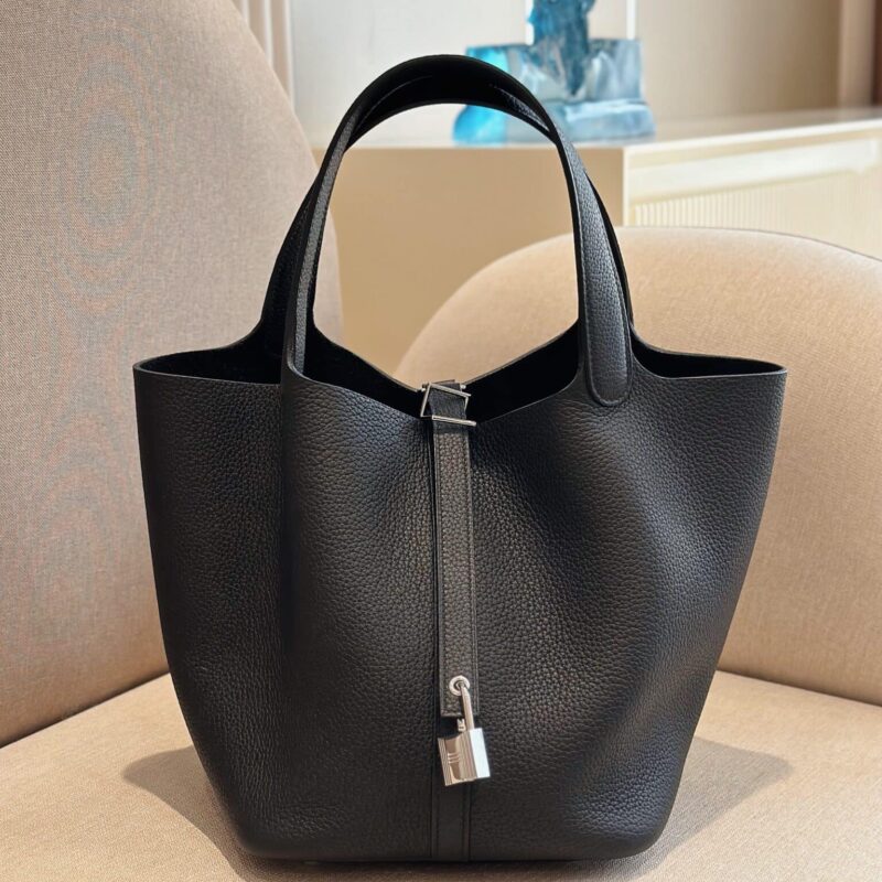 TÚI XÁCH HERMES PICOTIN LOCK 22 BLACK BAG SIÊU CẤP