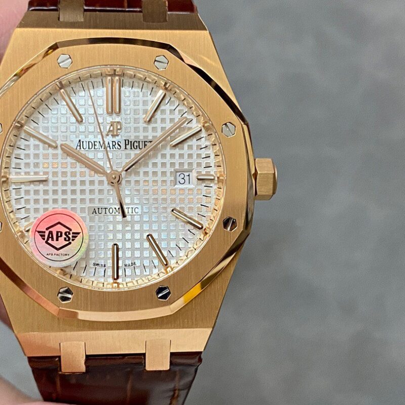 ĐỒNG HỒ AUDEMARS PIGUET ROYAL OAK 15400OR VÀNG HỒNG MẶT TRẮNG