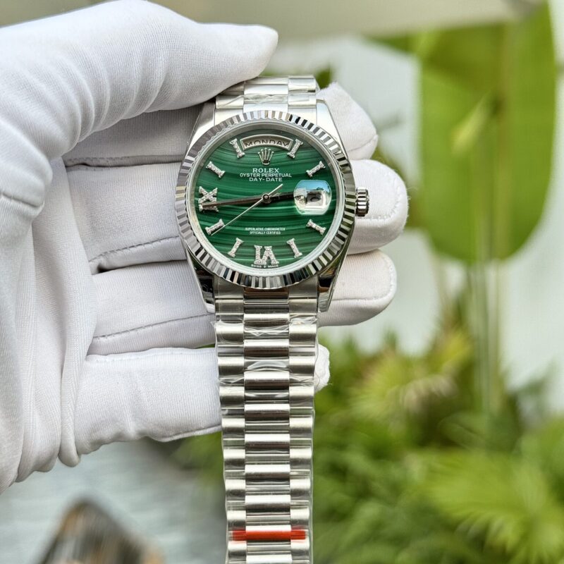 ROLEX DAY-DATE 128238 MALACHITE DIAL REPLICA RA FACTORY 36MM
