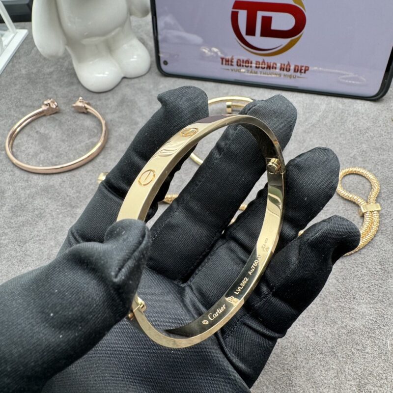 Cartier Love Bracelet 18K Yellow Gold Custom Made