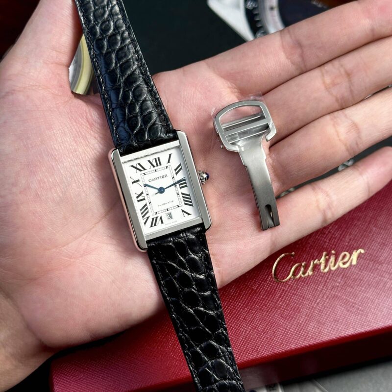 ĐỒNG HỒ CARTIER TANK SOLO EXTRA LARGE MODEL MÁY CƠ 41x31MM