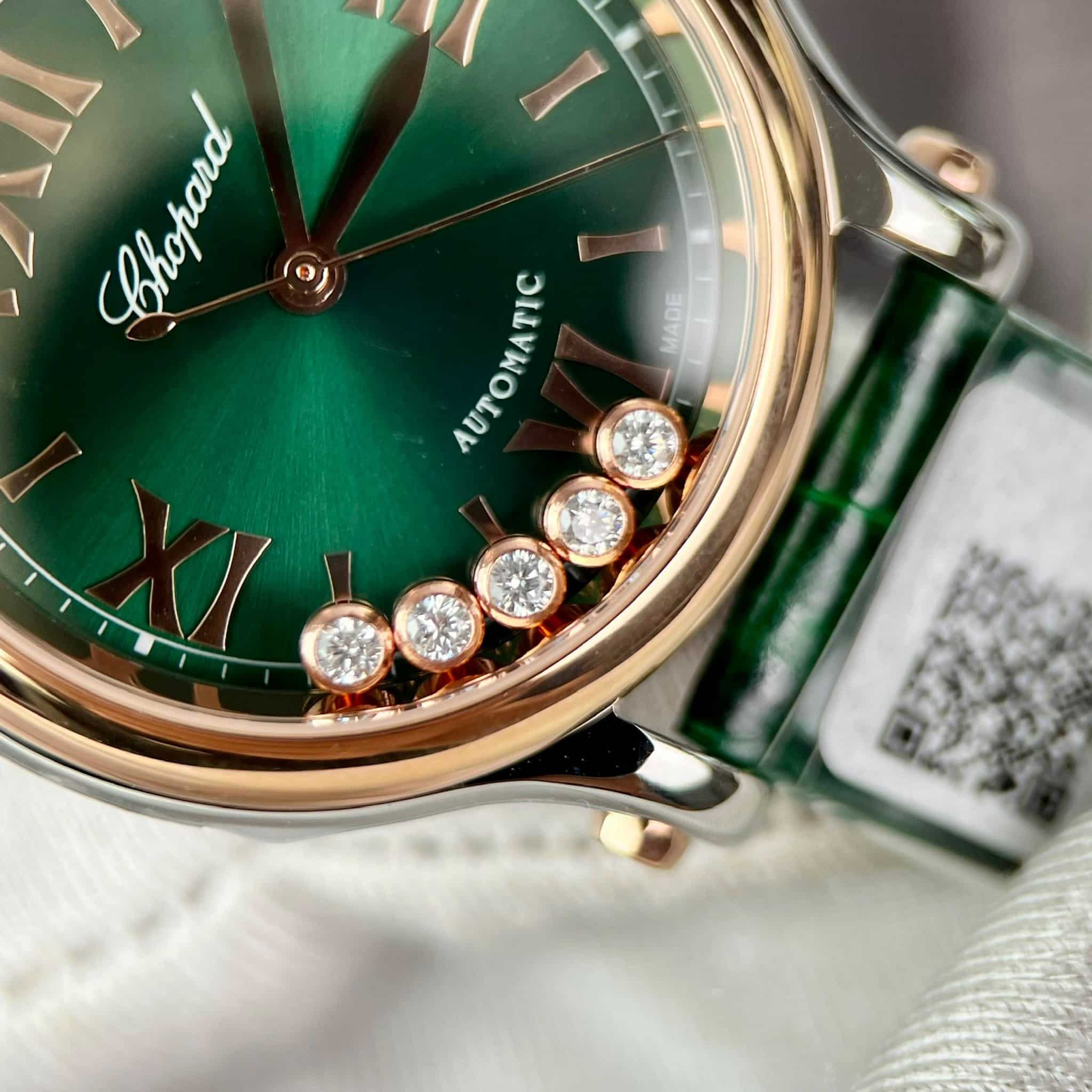 Chopard Happy Sport Demi Green Dial Leather - 6