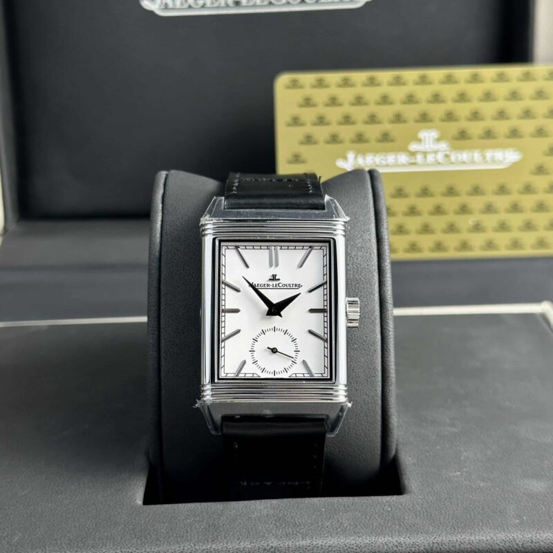 ĐỒNG HỒ JAEGER-LECOULTRE MASTER REVERSO TRIBUTE MONOFACE VỎ THÉP MẶT TRẮNG REPLICA 40MM