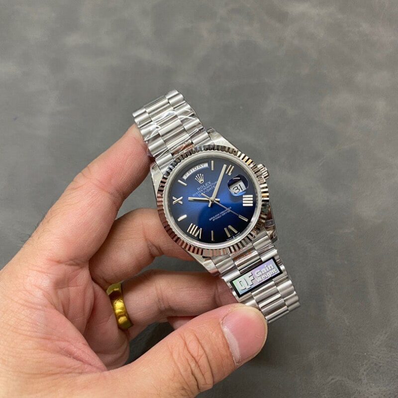 ROLEX DAY-DATE 40 228236-0024 BLUE OMBRE DIAL NEW 2024 BEST REPLICA 184G