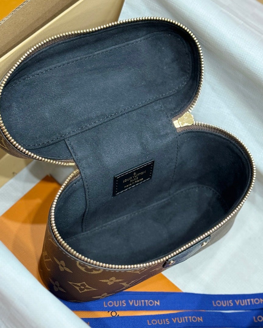 Túi Vanity Chain Pouch Monogram Reverse Màu Nâu - 8