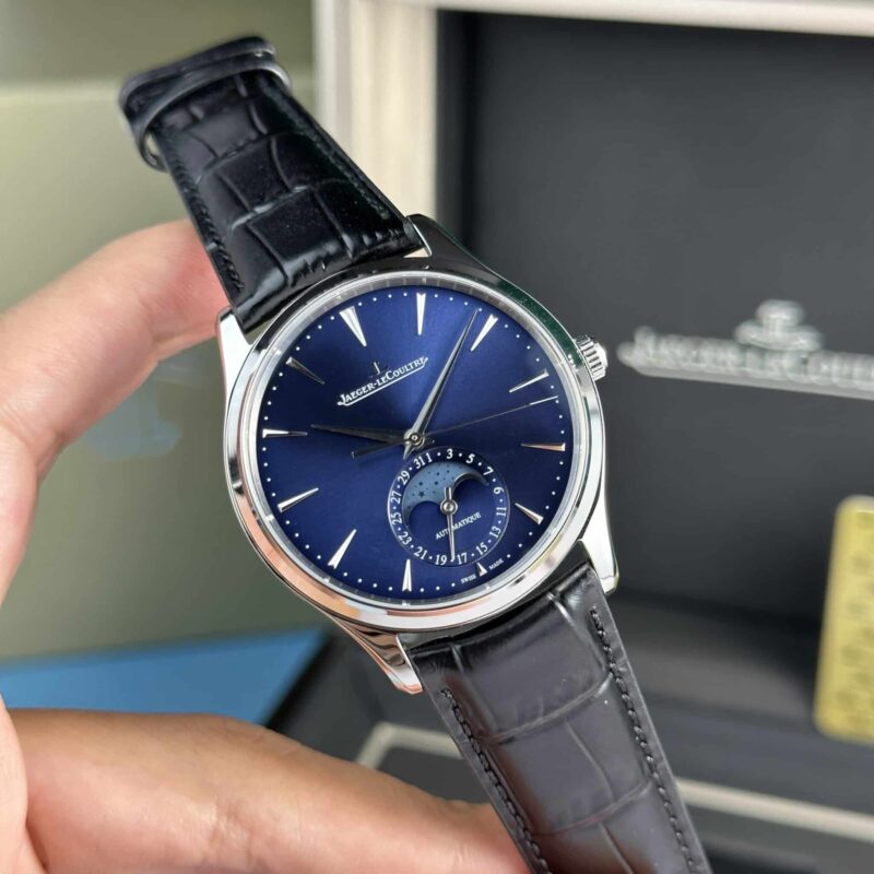 ĐỒNG HỒ JAEGER-LECOULTRE MASTER ULTRA THIN MOONPHASE Q1368480 MẶT XANH REP 1:1 39MM