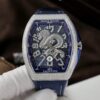 ĐỒNG HỒ FRANCK MULLER V45 DRAGON MÀUXANH BLUE VỎ ĐÍNH FULL ĐÁ REP 1:1 ABF 45MM