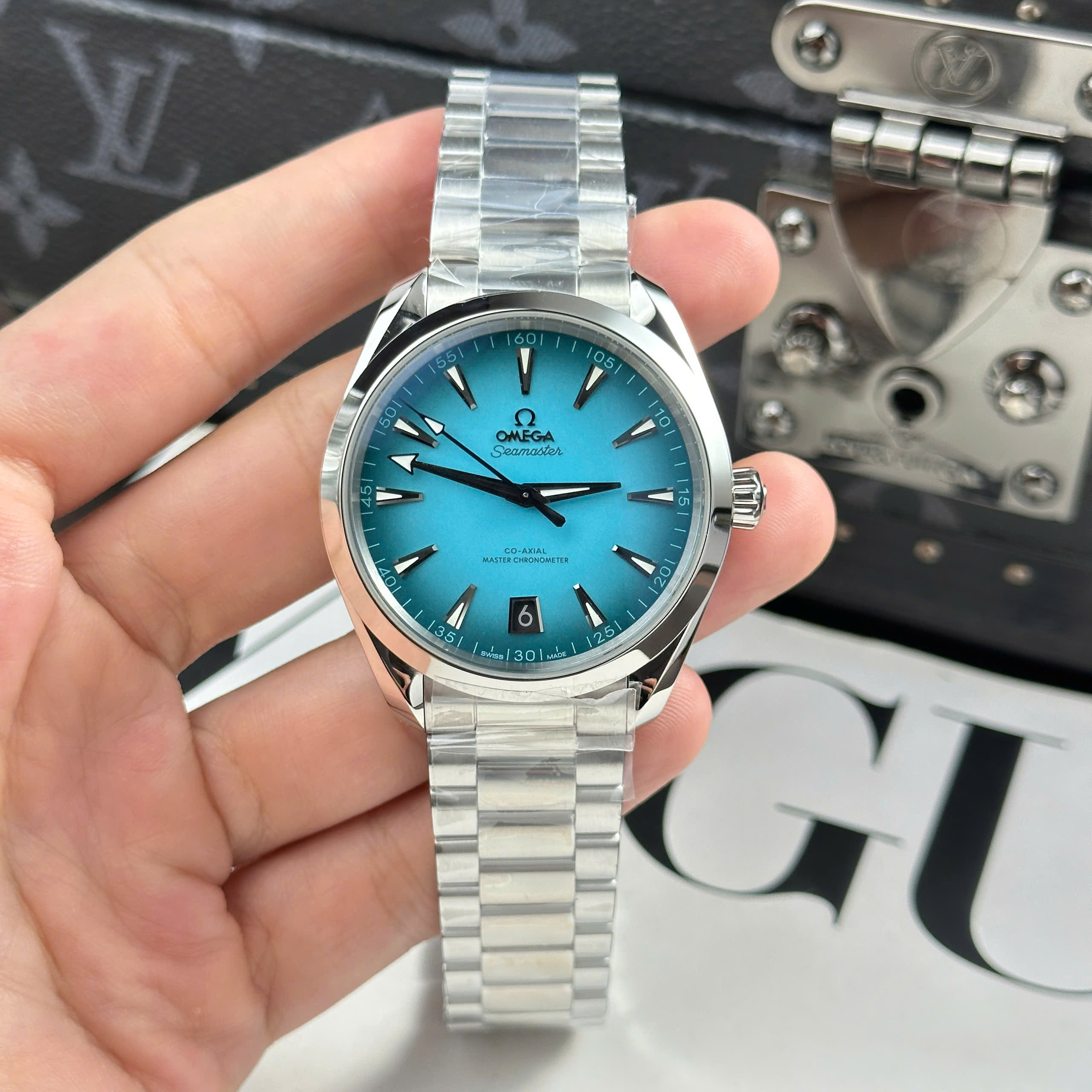 Omega Seamaster Aqua Terra 150M Lacquered Turquoise Dial 41mm 1:1 Best Replica